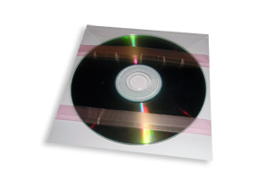 Koperta CD z grubej folii i paskiem klejącym